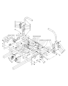 Control Assembly Diagram and Parts List for M48-KW 53AI8CTV750-23HP Cub Cadet Lawn Tractor
